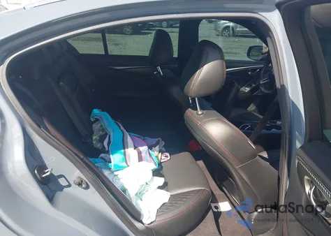 2022 Infiniti Q50 Red Sport 400 из США, поврежденный, VIN JN1FV7DP5NM370262